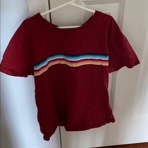 Maroon T shirt